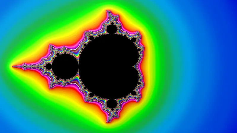 Mandelbrot-Menge mit Regenbogenfarben 20201028