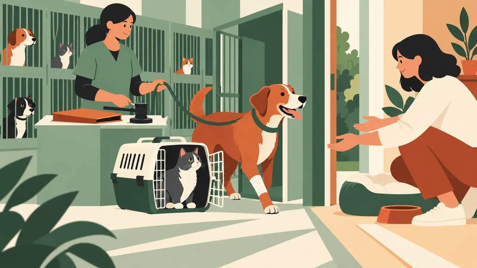 California law makes it easier to adopt abused animals