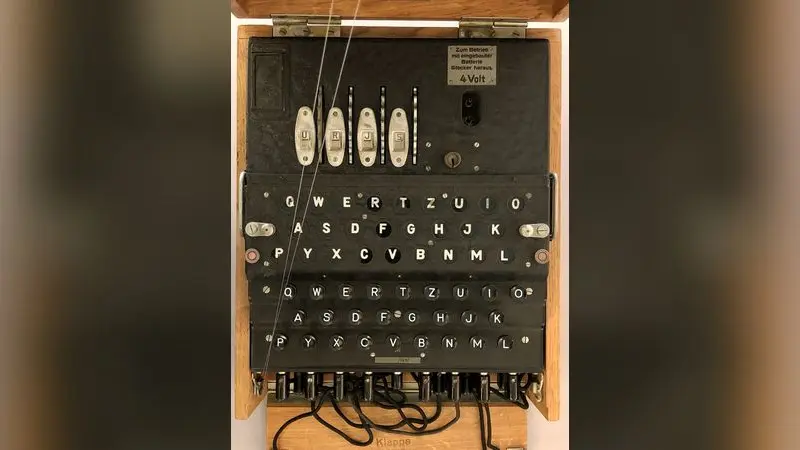 An Enigma machine