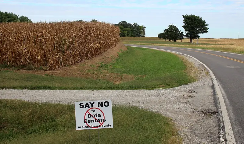Say No To Data Centers in Christian County sign 2026-09-26 cropped