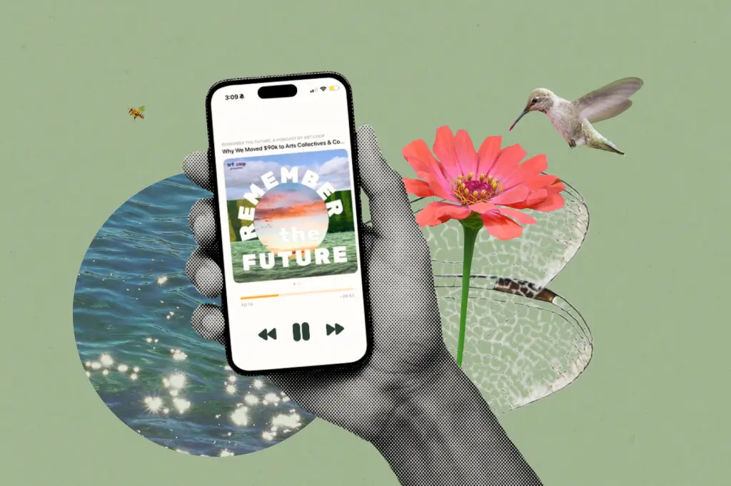 Remember the Future Podcast: why we plan to move $90,000 to arts collectives and cooperatives