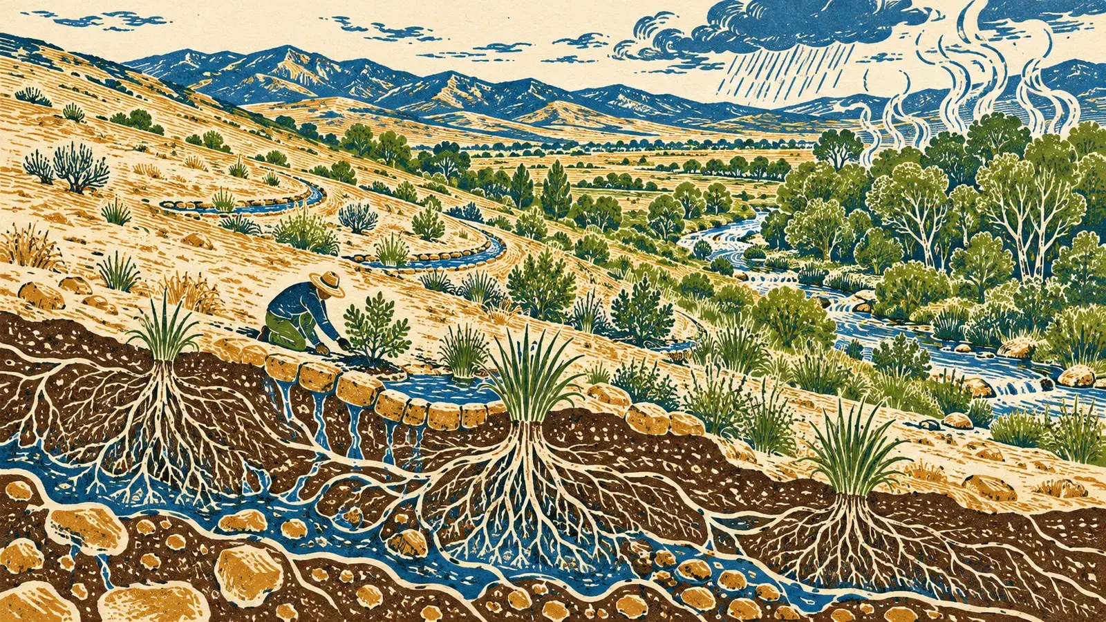 The missing half of climate change: the planet at 50% capacity and the regeneration of living systems