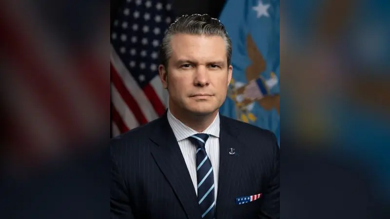 Pete Hegseth Official Portrait