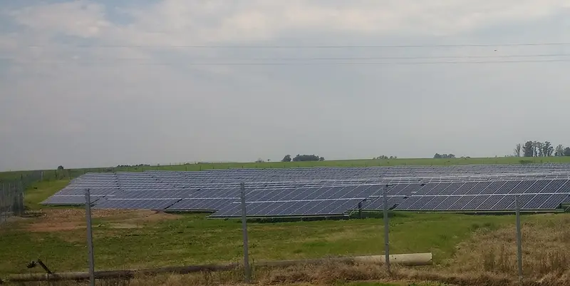 Solar panels in Paysandú Department